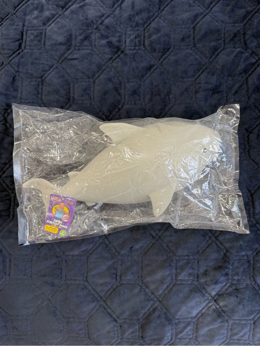 Jumbo Shark Squishy Toy over 12 inches long!